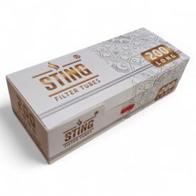 Гильзы для набивки сигарет белые Sting white 200 шт 20 мм