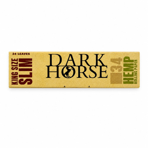 Папір для самокруток DARK HORSE KS HEMP 34 шт 108 мм