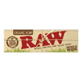 Папір для самокруток RAW Organic Hemp Single Wide 70 мм