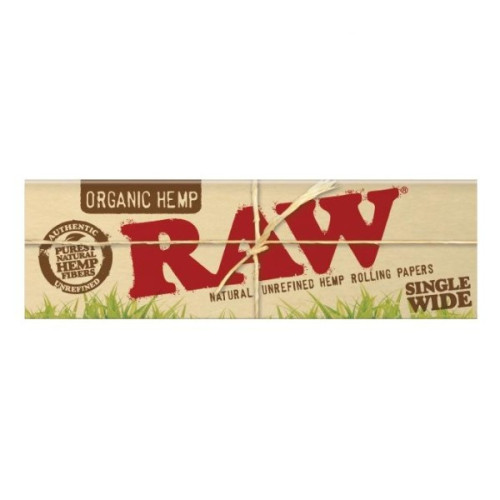 Папір для самокруток RAW Organic Hemp Single Wide 70 мм