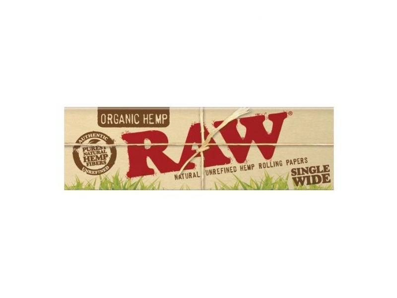 Папір для самокруток RAW Organic Hemp Single Wide 70 мм