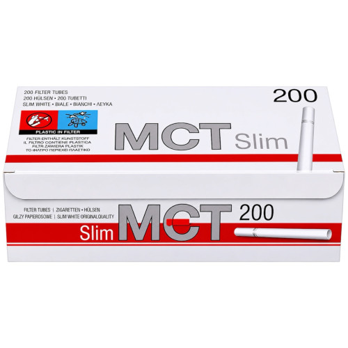 Гільзи для цигарок MCT Slim Red 6.5 200 шт (20мм)