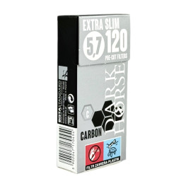 Фільтри для самокруток DARK HORSE PRECUT CARBON EXTRA SLIM 5,7х14 мм  120 шт