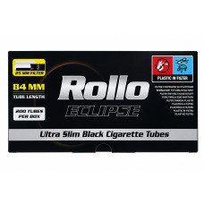 Гільзи для цигарок Rollo Eclipse Ultra Slim Black 200шт  6,5х25 мм  