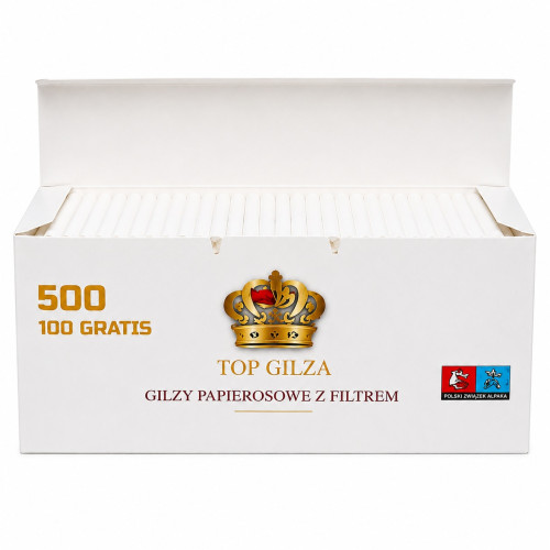 Гільзи для цигарок TOPGILZA White (білі) - 8,0 мм 500 шт