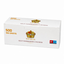 Гільзи для цигарок TOPGILZA White (білі) - 8,0 мм 500 шт
