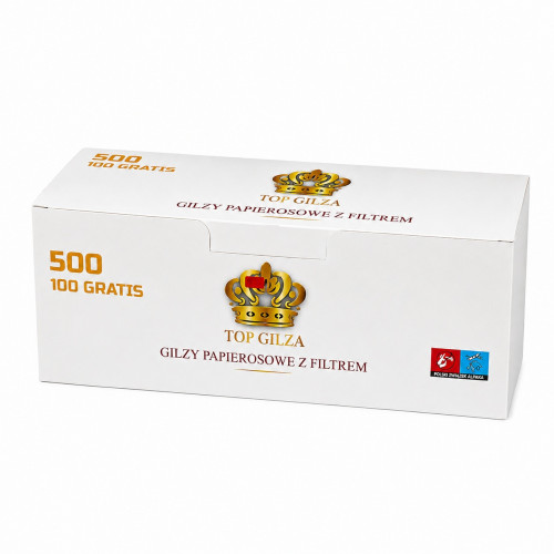 Гільзи для цигарок TOPGILZA White (білі) - 8,0 мм 500 шт