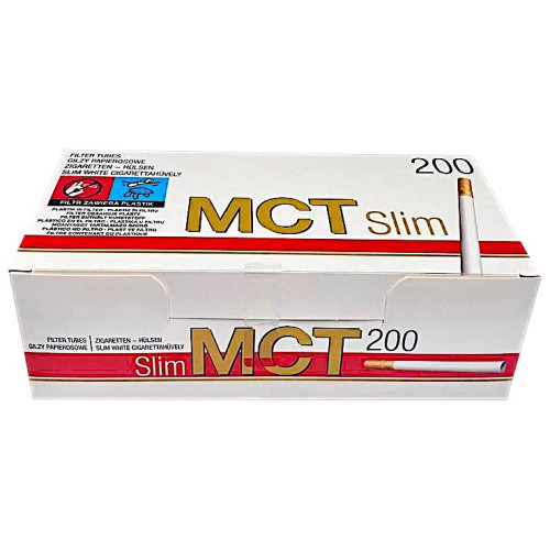 Гильзы для сигарет MCT Slim Red 6.5 200 шт (20мм)