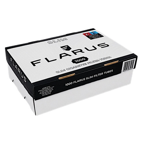 Гільзи для сигарет FLARUS SLIM 1000 шт 6,5 мм Тверда упаковка