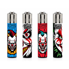 Газовая зажигалка Clipper Horror Clowns