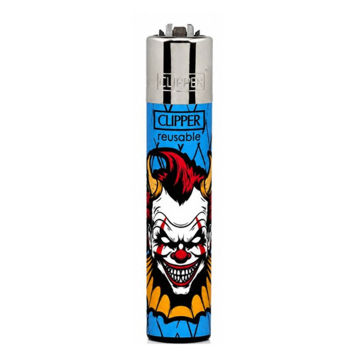 Газовая зажигалка Clipper Horror Clowns