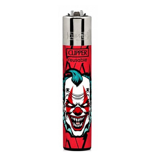 Газовая зажигалка Clipper Horror Clowns