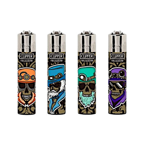 Запальничка Clipper Marked Skulls