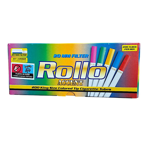 Гільзи для цигарок Rollo Accent 200 шт 20 мм