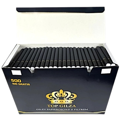 Гільзи для набивання сигарет TOP GILZA Black 500 шт