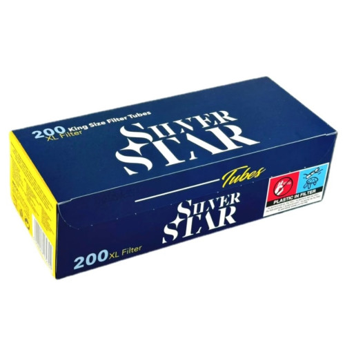 Гільзи для набивання сигарет SILVER STAR X-LONG (200 шт)