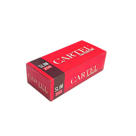 Сигаретные гильзы Cartel Slim Red – 6,5 мм, 200 шт