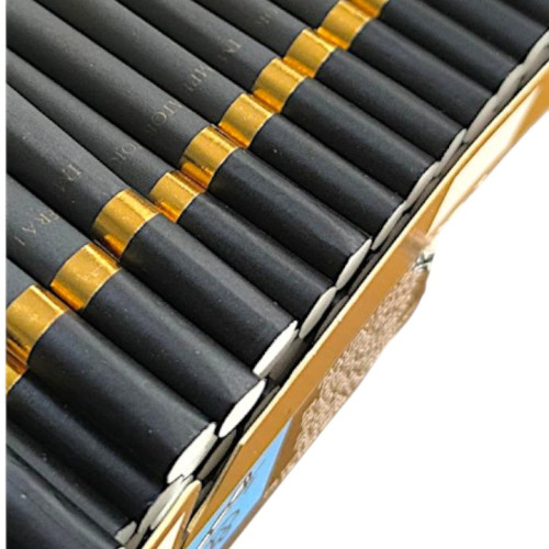 Сигаретні гільзи Imperator Black Carbon Gold 200 шт 20 мм