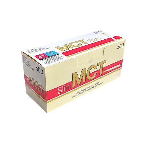 Гільзи для сигарет MCT Slim 500 шт  20 мм