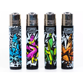 Зажигалка Clipper Urban Weed