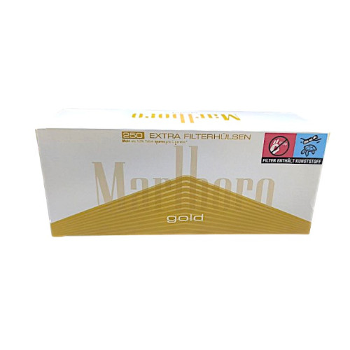 Гільзи для сигарет "Marlboro Gold" Extra Long 250 шт (24мм)