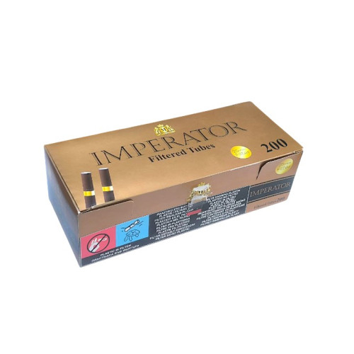 Гільзи для набивання сигарет Imperator Brown Gold  200 шт 25 мм 