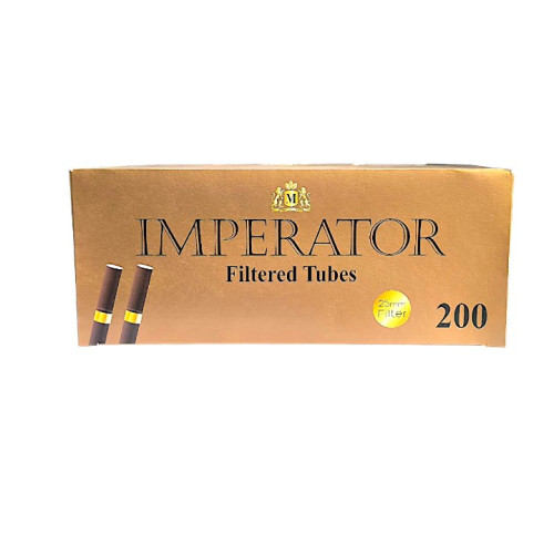Гільзи для набивання сигарет Imperator Brown Gold  200 шт 25 мм 