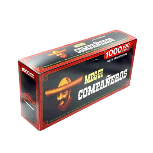 Гільзи для набивання сигарет Companeros 1000 шт