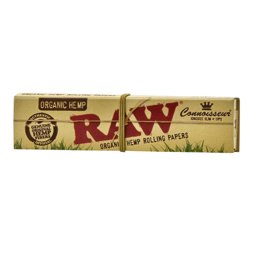 Папір Raw Organic Connoisseur King Size + Tips