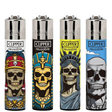 Зажигалка Clipper «Monumental Bones»