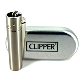 Запальничка Clipper Metal Silver Matt