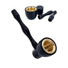 Трубка колпак для курения из латуни 2в1 Black