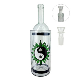 Скляний водяний бонг «Weed Harmony»