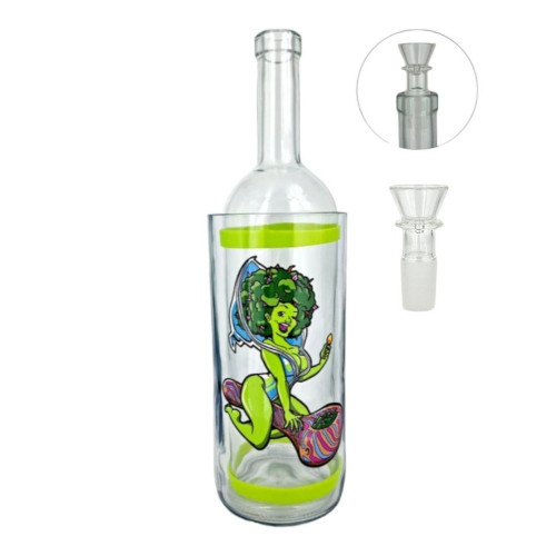 Скляний водяний Weed Girl