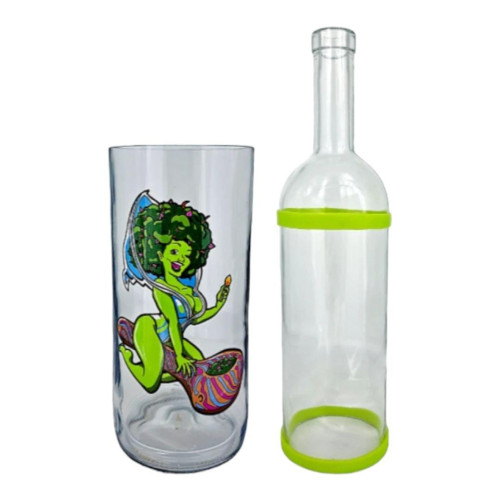 Скляний водяний Weed Girl