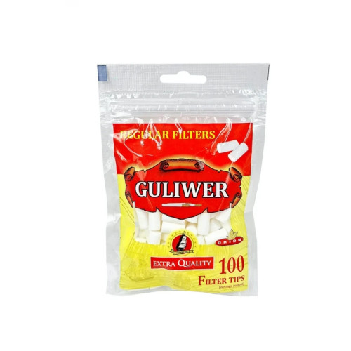 Фільтри для самокруток GULIWER REGULAR 8X15 мм (100 шт)