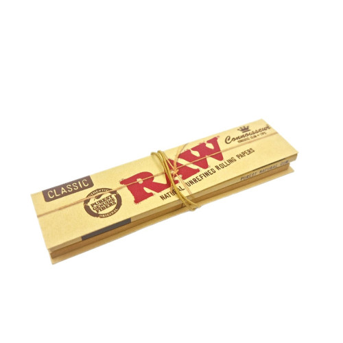 Папір для самокруток RAW CLASSIC Connoisseur KS SLIM+TIPS  (32+32)