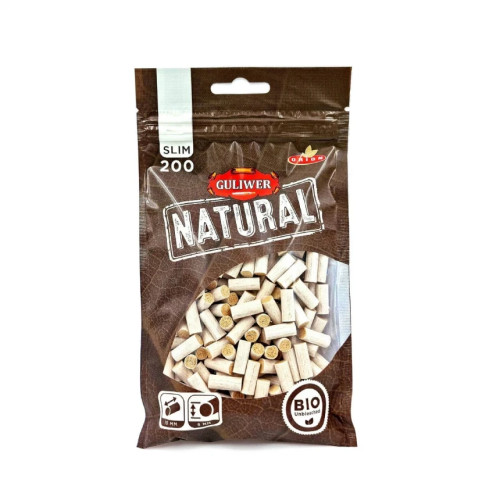 Фільтри GULIWER SLIM BIO UNBLEACHED 6X15 мм (200 шт)