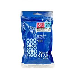 Фільтри для самокруток SILVER STAR REGULAR LONG 8х22 мм (100шт)