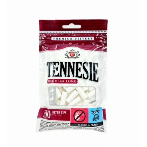 Фільтри для самокруток TENNESIE REGULAR LONG 8х20мм (100 шт)