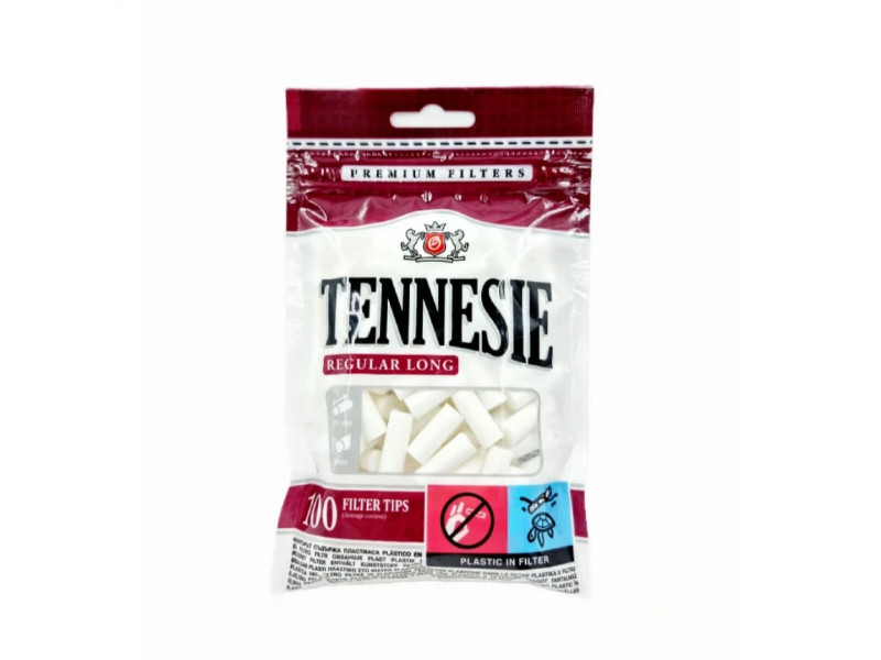 Фільтри для самокруток TENNESIE REGULAR LONG 8х20мм (100 шт)