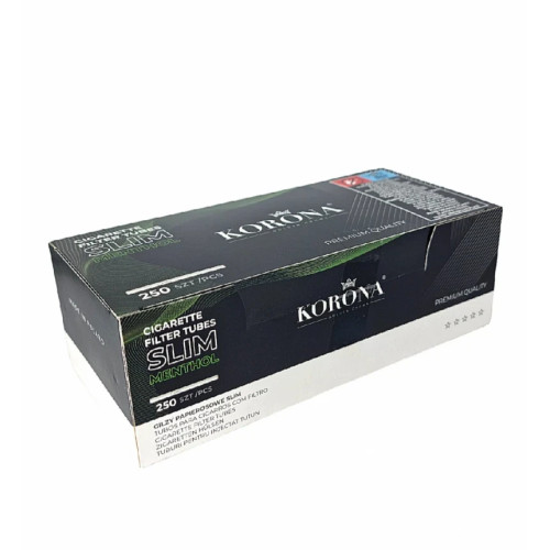 Гільзи для цигарок Korona Slim mentol 250