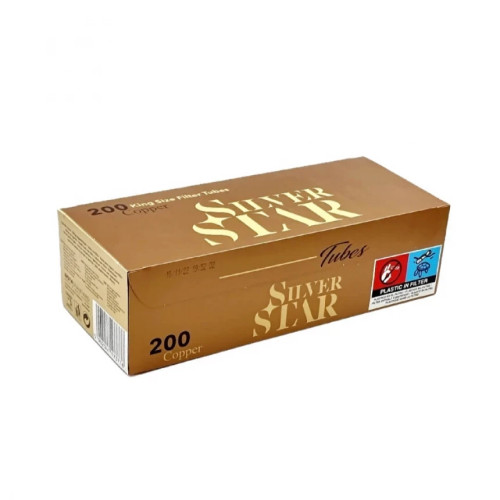 Гільзи для набивання сигарет SILVER STAR COPPER KS (200 шт)