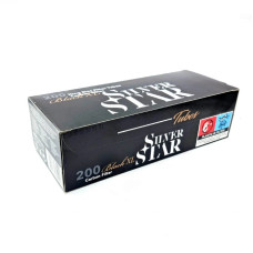 Гильзы для набивки сигарет SILVER STAR CARBON BLACK X-LONG (200 шт)