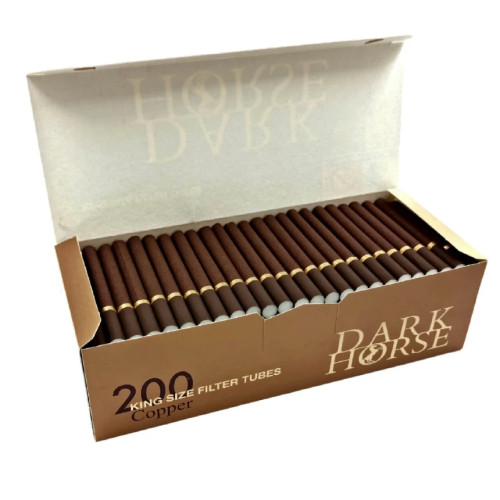 Гільзи для набивання сигарет DARK HORSE COPPER KS 200 шт