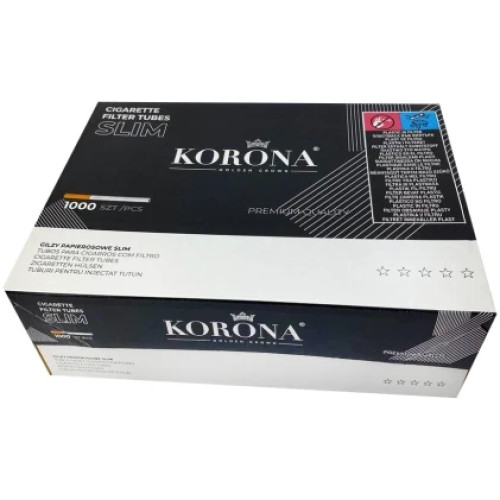 Гільзи для сигарет Slim Korona 1000 шт