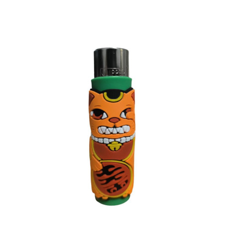 Запальничка Clipper Cat Silicone у силіконовому чохлі (набір з 6 шт.)