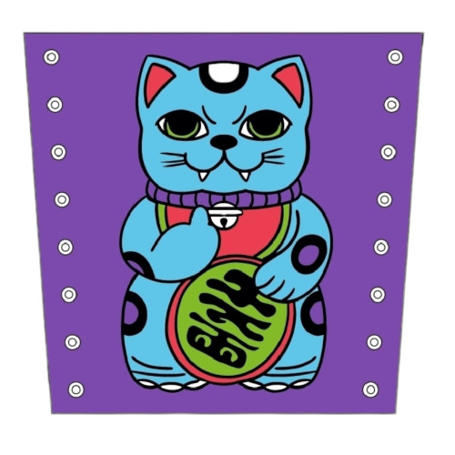 Запальничка Clipper Cat Violet у силіконовому чохлі
