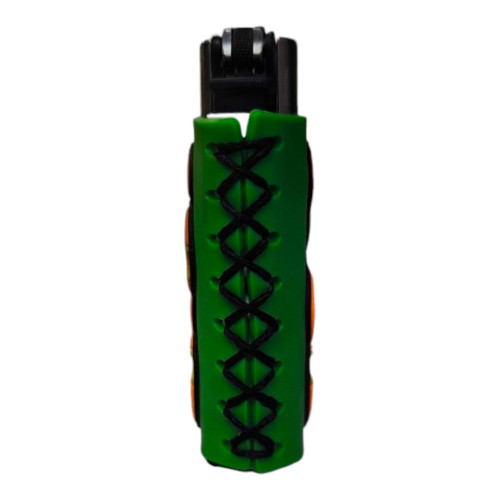 Запальничка Clipper Cat Green у силіконовому чохлі
