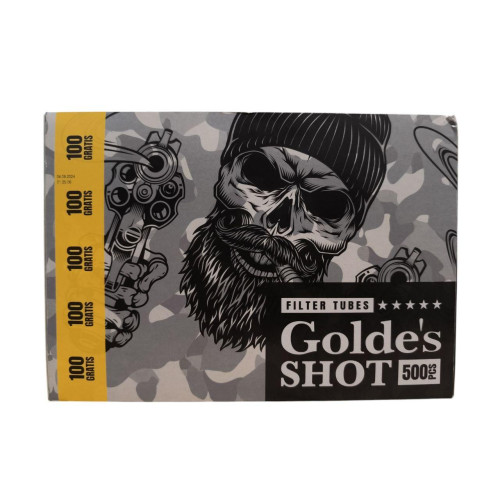 Гільзи для набивання сигарет GOLDE'S SHOT 500шт